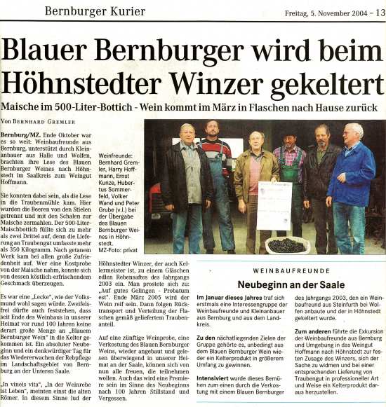 Pressebeitrag MZ